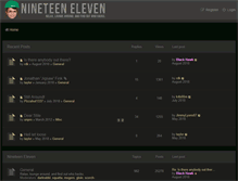 Tablet Screenshot of nineteeneleven.org